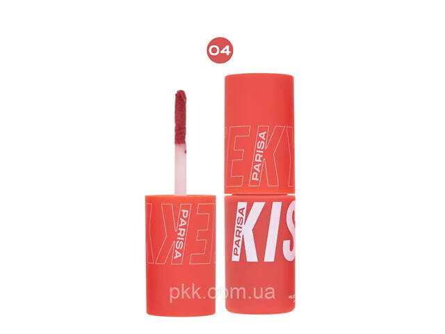 Румяна помада жидкая для лица и губ Parisa Cosmetics Cheek Kiss № 04 Розовый