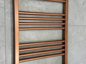 Рушникосушка комбінована Terma Fiona 900x500 Cooper, тен MOA + вентиль Integra