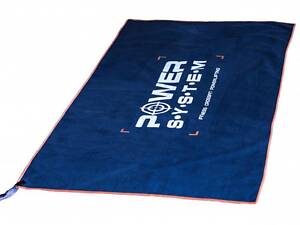 Рушник для фітнесу та спорту Power System PS-7005 темно-синій 100*50см