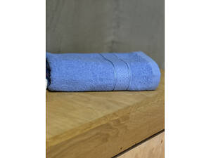 Полотенце Ecotton 50х80 см махровое голубого цвета Blue