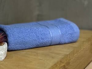 Полотенце Ecotton 70х130 см махровое голубого цвета Blue.