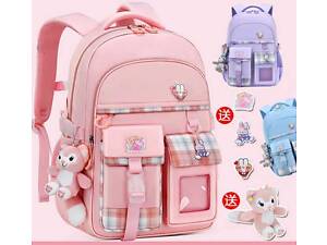 Рюкзак C 65493 (50) 1 отделение, дополнительные карманы, брелок, значки, светоотражающие элементы, регулируемые ремешки,