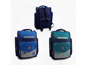 Рюкзак C 72817 (50) 2 цвета, размер: 37х19х46 см, 1 отделение, 3 кармана, нагрудный ремень, регулируемые лямки, на молни