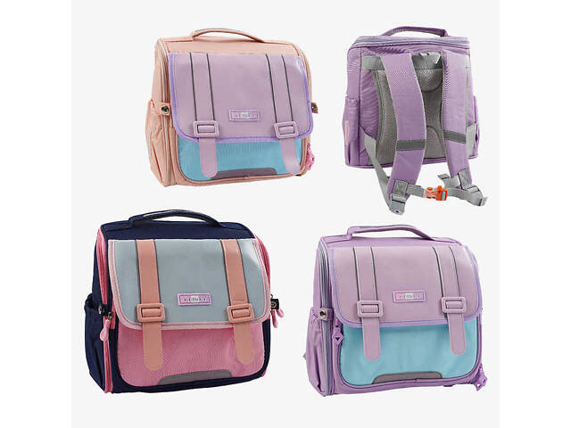 Рюкзак C 72842 (50) 3 кольори, розміри: 31х15х31 см, 1 відділення, 3 кишені, на блискавці, в пакеті, ВИДАЄТЬСЯ ТІЛЬКИ МІКС ВИДІВ - Фото 1