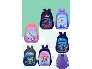 Рюкзак C 72863 (30) размер: 28х16х38 см, 3 отделения, 2 кармана, на молнии, пластиковые вставки, в пакете, ВЫДАЕТСЯ МИКС