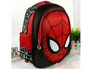 Рюкзак Человек-паук RESTEQ — 3D школьный рюкзак с ортопедической спинкой для мальчиков 29×28×15 см, детский ранец Спайде