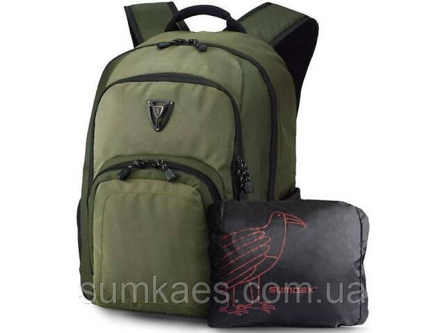 Рюкзак для ноутбука 15,6' Sumdex PON-394TY + дождевик хаки - Фото NaN