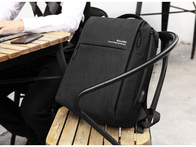 Рюкзак для ноутбука Balang 15.6' BLB-1701 - Black - Фото 1