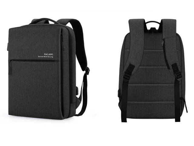 Рюкзак для ноутбука Balang 15.6' BLB-1701 - Black - Фото 5