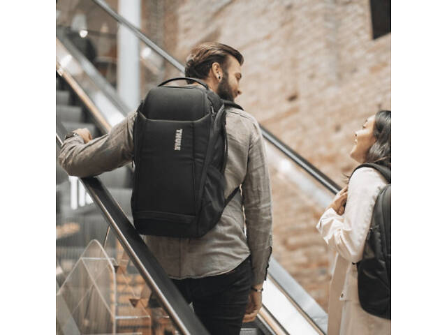 Рюкзак для ноутбука Thule 14' Accent Recycled Backpack 20L TACBP-2115 black (3205380) - Фото 6