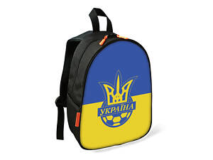 Рюкзак детский Футбол Украина школьный/городской 34х27х13 см для мальчика (02655)