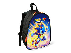 Рюкзак детский Супер Соник школьный/городской 34х27х13 см для мальчика (02585)