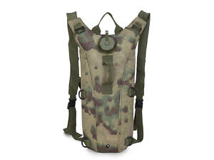 Рюкзак-гидратор для воды военный - питьевая система на 2,5 литра (Ruin camouflage)