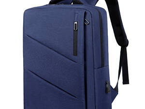 Рюкзак міський для ноутбука Digital 15.6' USB Синій (IBN051Z)