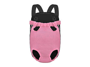 Рюкзак-кенгуру для тварин No Brand SY210814 L переноска котам собакам Рожевий