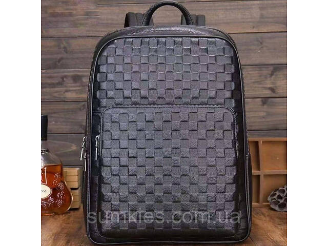 Рюкзак чоловічий 30х41х12, міський наплічник для ноутбука та документів Tiding Bag 13292 чорний - Фото 1