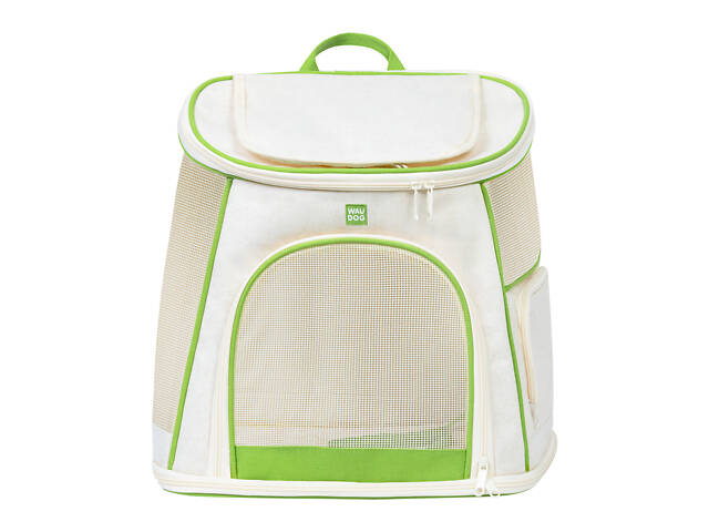 Рюкзак-переноска для котів та дрібних порід собак WAUDOG Relax Eco, 40*40*26 см, до 8 кг - Фото 8