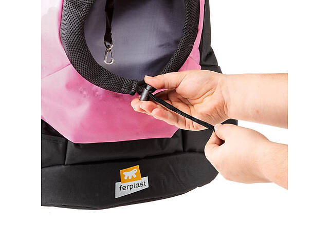 Рюкзак-переноска для маленьких собак Ferplast Kangoo (Ферпласт Кангу) 6, Рожевий - Фото 3