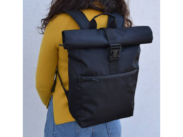 Рюкзак Roll Top чоловічий-жіночий для ноутбука міський рол топ, великий рюкзак для подорожей - Фото 5