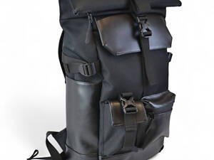 Рюкзак Rolltop чоловічий жіночий для подорожей і ноутбука , Ролтоп великий для міста