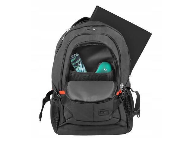 Рюкзак с отделением для ноутбука 15,6 дюймов Natec Merino NTO-1703 Черный - Фото 7