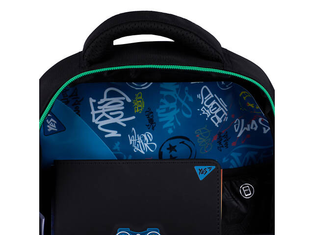 Рюкзак школьный полукаркасный YES S-91 Football Time 559818 14 л - Фото 8