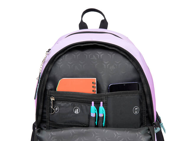 Рюкзак школьный YES TS-43 Be Happy 559989 21 л - Фото 7