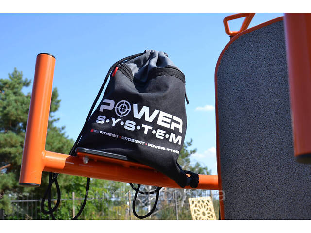 Рюкзак спортивний Power System PS-7011 Gym Sack Alpha Blak/Grey - Фото 5