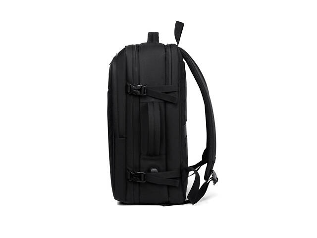 Рюкзак-сумка трансформер Digital Dumantu 2101 для ноутбука 15,6' протиударний Чорний (IBN042B) - Фото 3