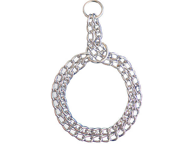 Рывковая цепочка удавка ( хром) для собак РУ 2/4-60 см - Фото 1