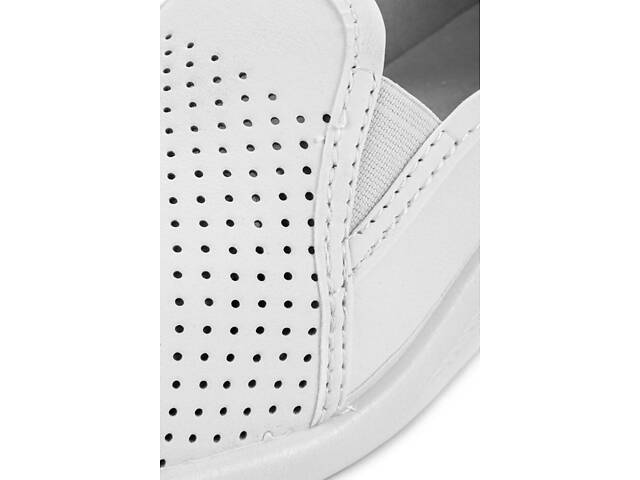 Сабо медицинские кожаные женские Tellus () 55-01 белый (36-41) - Фото 4