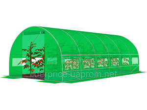 Садовая теплица с окнами FunFit Garden 18m2 = 600*300*200 (Зеленая) (1483), оригинал!