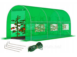 Садовая теплица с окнами FunFit Garden 6m2 = 300*200*200 (Зеленая) (1480), оригинал!