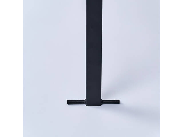 Садовая лавка Memory откидная из ПВХ на металлическом каркасе 1023х275мм. Граффитово чёрный - Фото 3