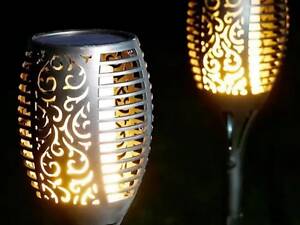 Садовий ліхтар світильник 'Факел' на сонячній батареї BIG