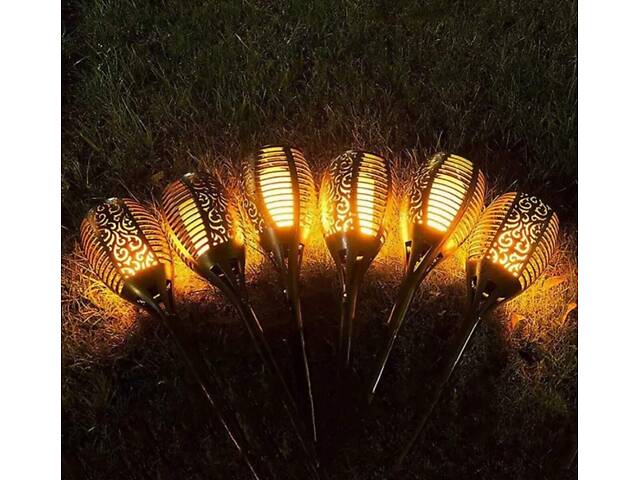 Садовий ліхтар світильник 'Факел' на сонячній батареї BIG - Фото 2