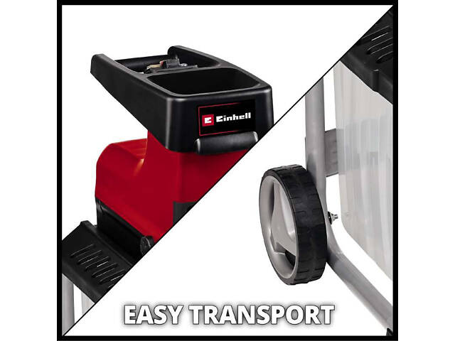 Садовий подрібнювач (шредер) Einhell GC-RS 60 CB : 2800 Вт, 40 об/хв, макс гілки: 45 мм - Фото 3