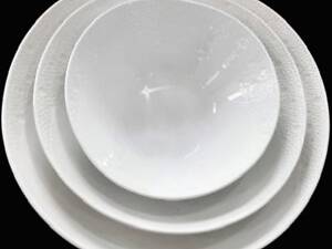 Салатник Stenson Deep MС-4863-10 25.5 см 5 шт/уп белый