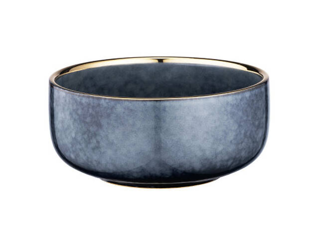 Салатник Ardesto Andria 750мл, 15.1см, кераміка, синьо-сірий (AR2915AB) - Фото 2