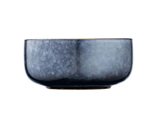 Салатник Ardesto Andria 750мл, 15.1см, кераміка, синьо-сірий (AR2915AB) - Фото 3