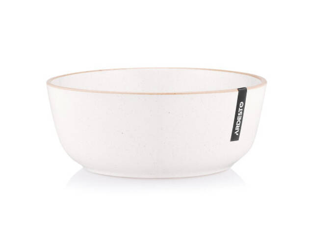 Салатник Ardesto Apulia 720мл, 16.2см, кераміка, кремовий (AR2916AC) - Фото 1