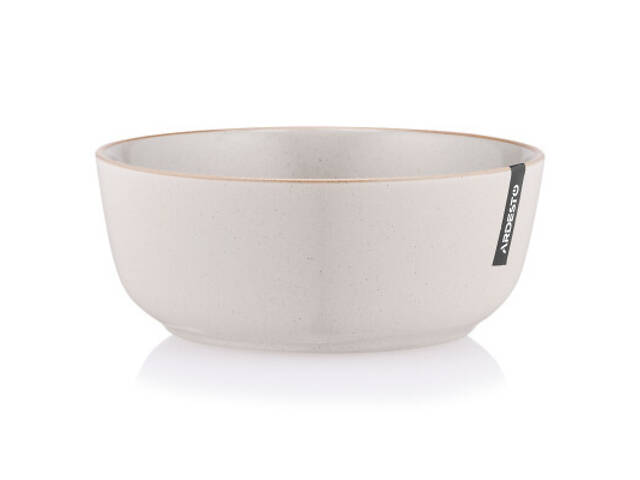 Салатник Ardesto Apulia 720мл, 16.2см, кераміка, сірий (AR2916AG) - Фото 1