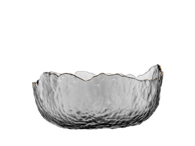 Салатник Ardesto Bell 19.5см, скло, сірий (AR5007) - Фото 3