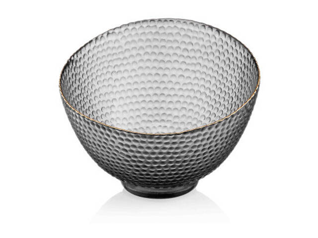 Салатник Ardesto Commelina 18см, скло, сірий (AR5018) - Фото 2