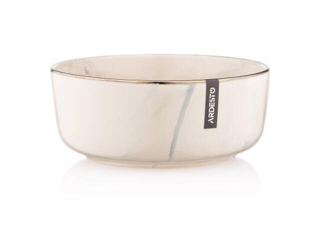 Салатник Ardesto Marmo 15,6 см Бежевий (AR2916MRB) - Фото 1