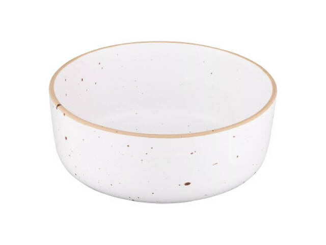 Салатник Ardesto Midori, 700мл, 16см, кераміка, білий (AR0116MW) - Фото 1