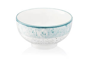 Салатник Ardesto Siena 11.5см, порцеляна, біло-блакитний (AR2914SWB)