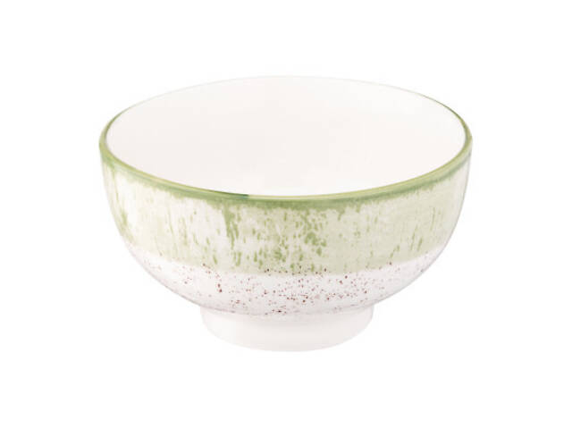 Салатник Ardesto Siena 11.5см, порцеляна, біло-зелений (AR2914SWG) - Фото 4