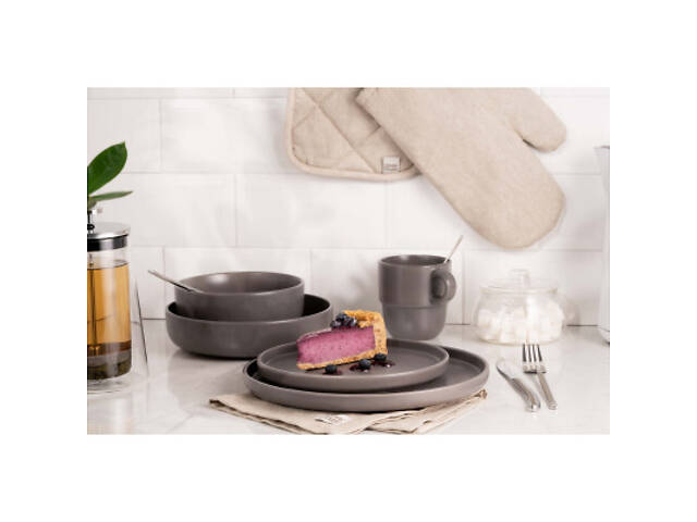 Салатник Ardesto Trento 16 см Grey (AR2916TG) - Фото 3