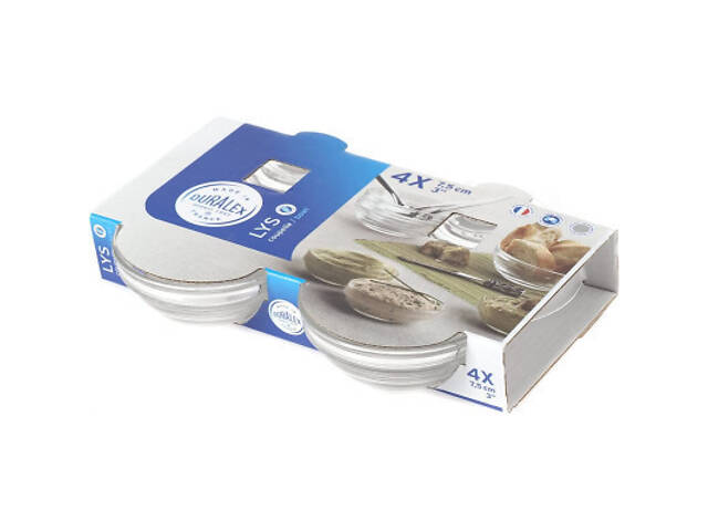 Салатник Duralex Gigogne Set 4 шт 70 мл (2021AC04) - Фото 2